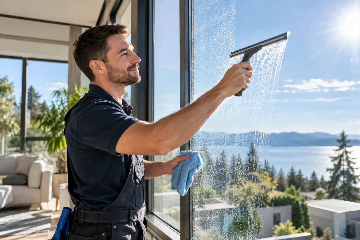 Professional window cleaning